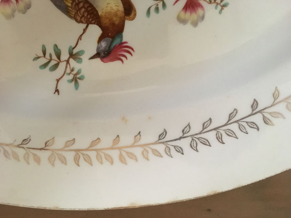 Miniatura: Plat ovale Gien Chantilly