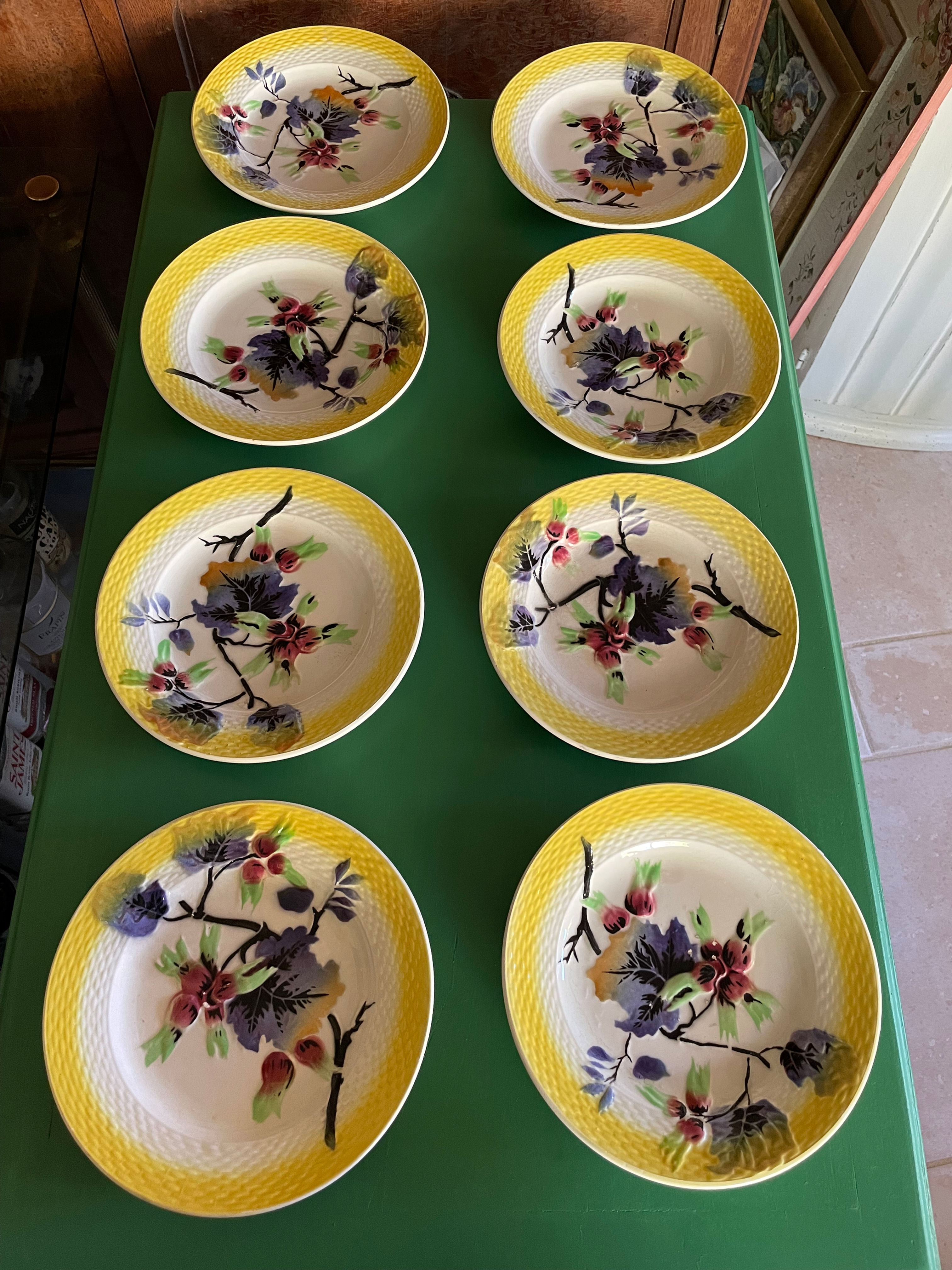 Assiettes à dessert Moulin des Loups & Hamage