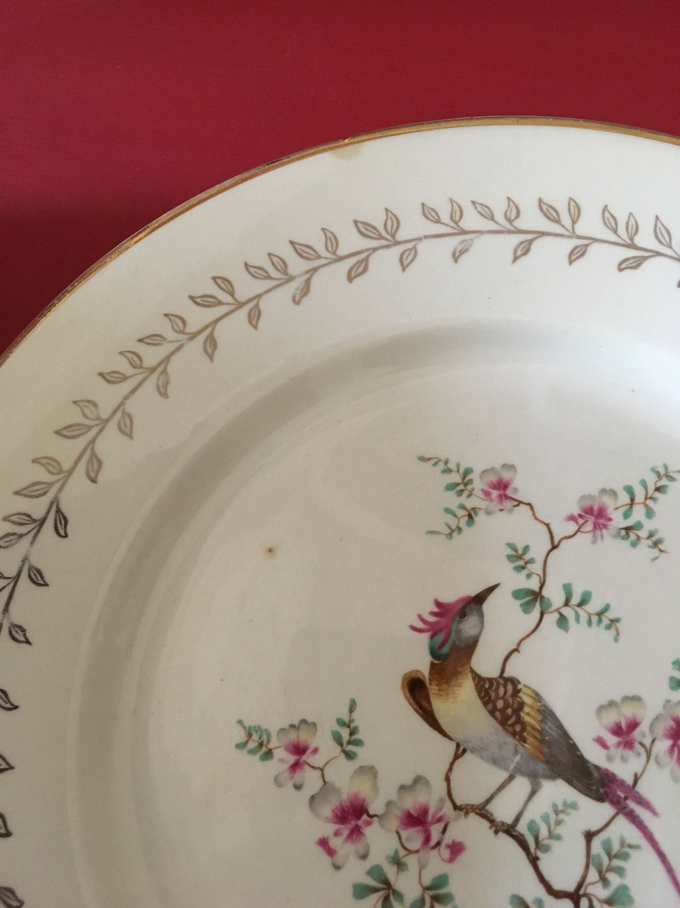 サムネイル： Assiettes plates Gien Chantilly