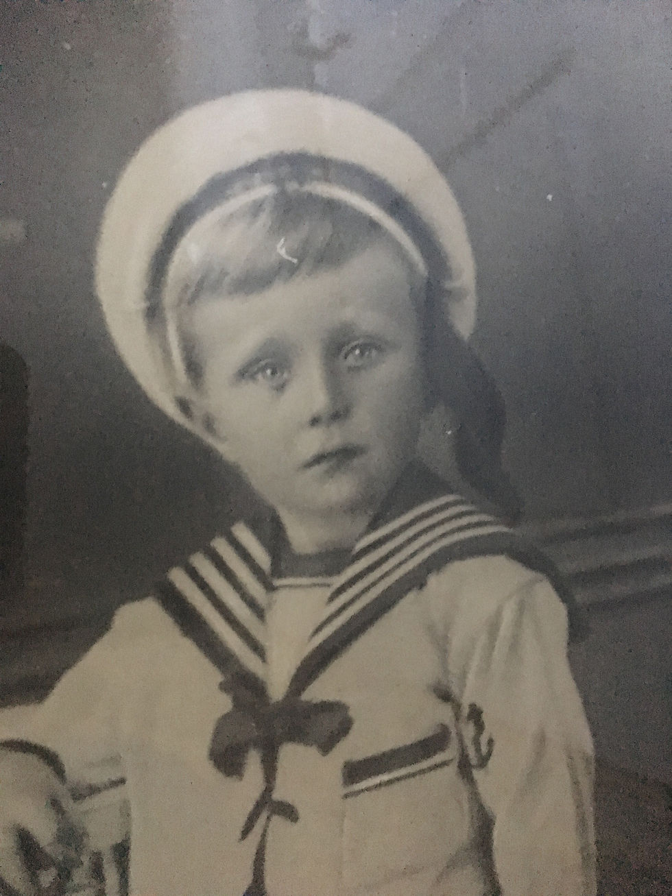 Miniatura: Photo enfant à la marinière encadrée