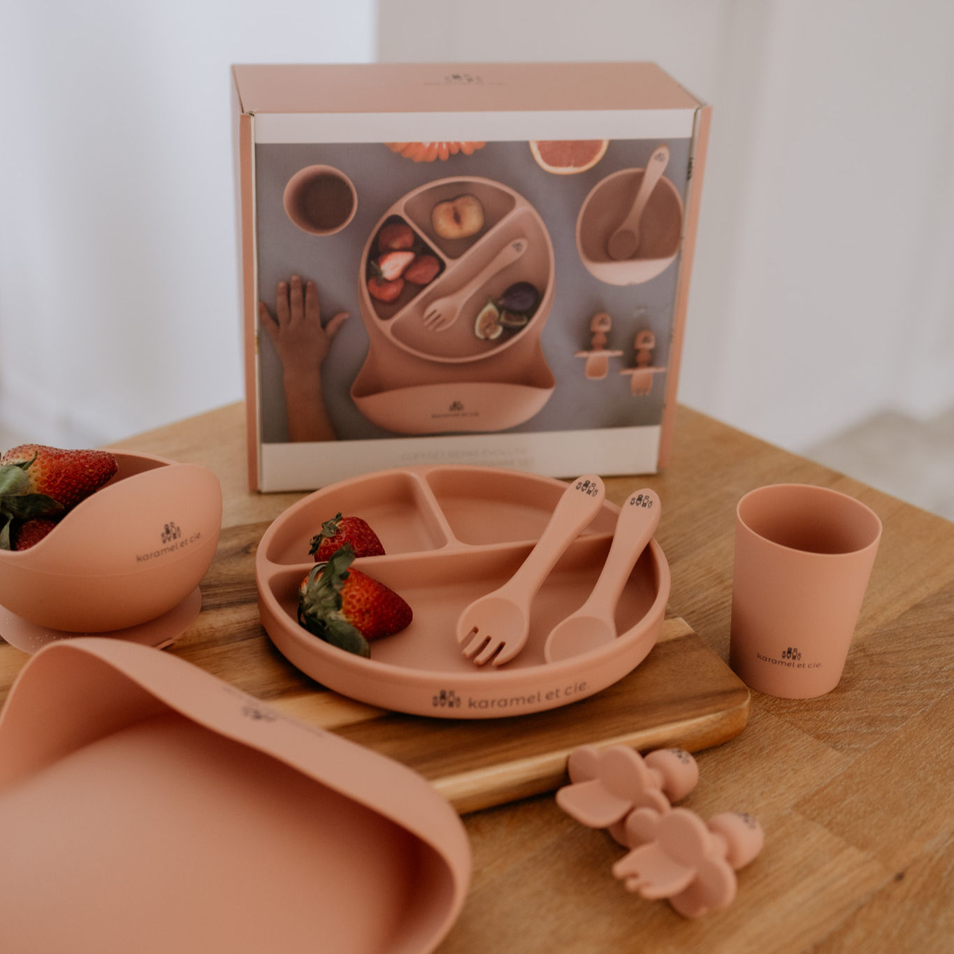 Coffret repas tout-en-un en silicone | 8 essentiels pour la DME