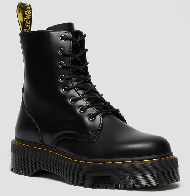 Jadon Smooth Leather Platform Boots