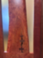 Walnut inlayed bowties