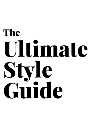 The Ultimate Style Guide