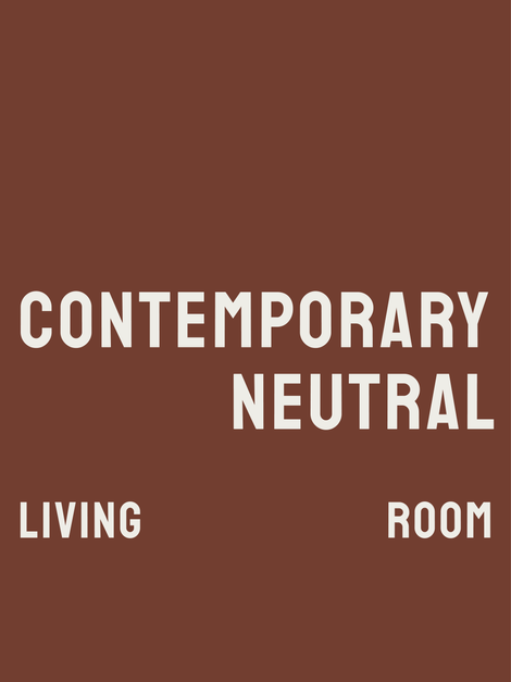 Contemporary Neutral Living Room