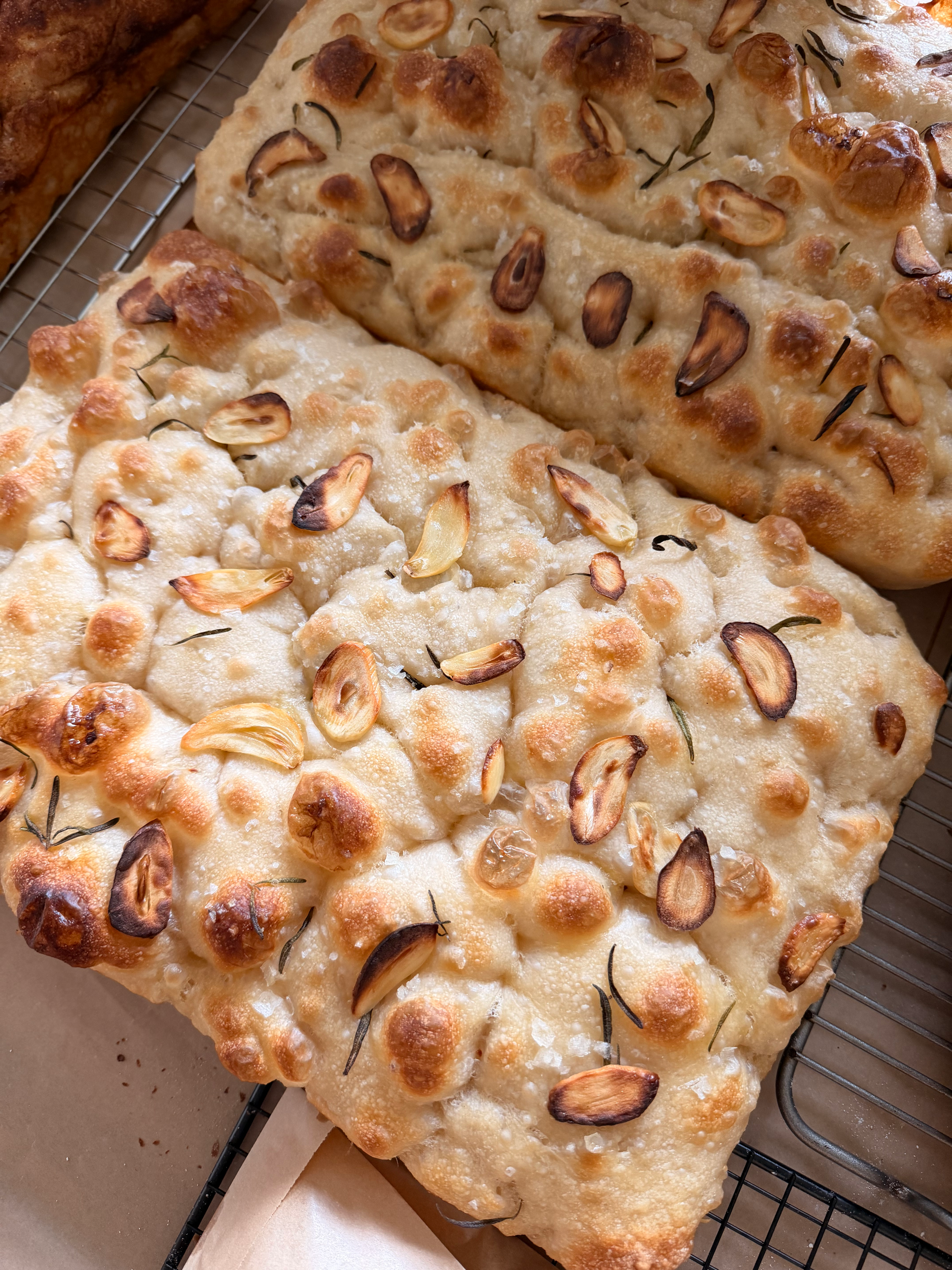 rosemary garlic focaccia