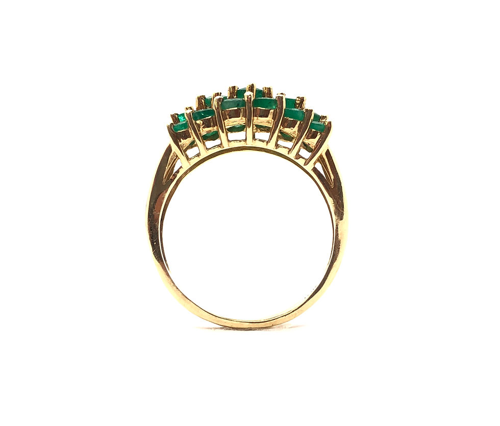 Thumbnail: Emerald Cluster Ring