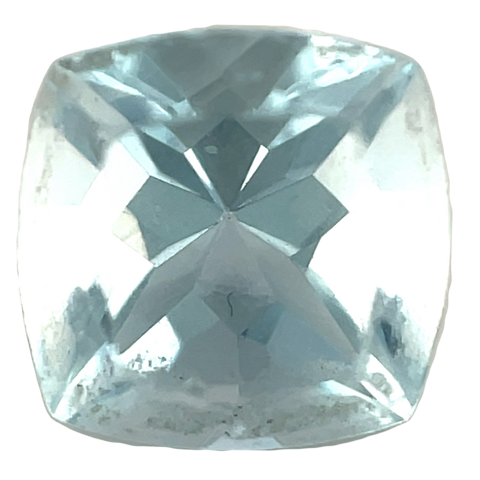 0.90 ct Cushion Aquamarine
