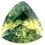 Thumbnail: 1.26 ct Trillion Yellowish-Green Sapphire