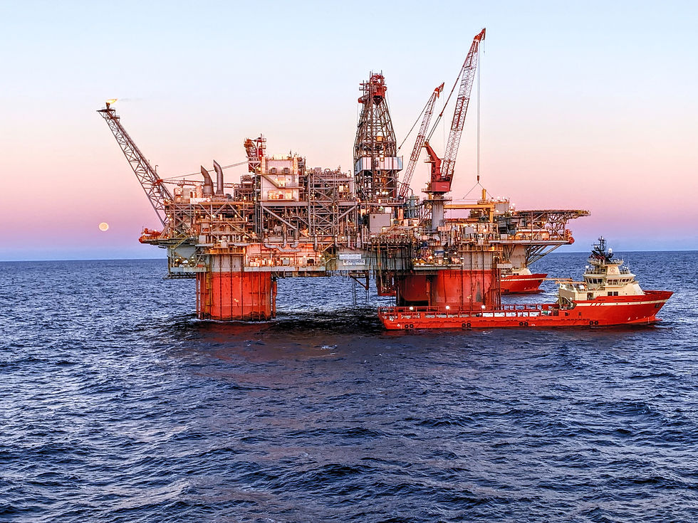 Close-up view of subsea well intervention deployment