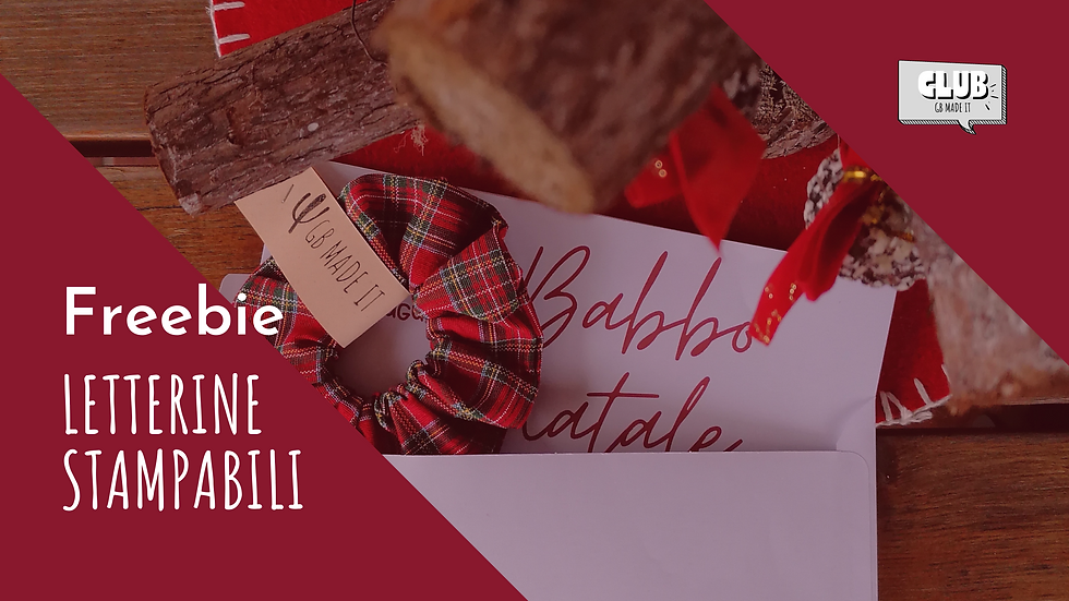 FREEBIE: Letterine stampabili di Babbo Natale e S.Lucia