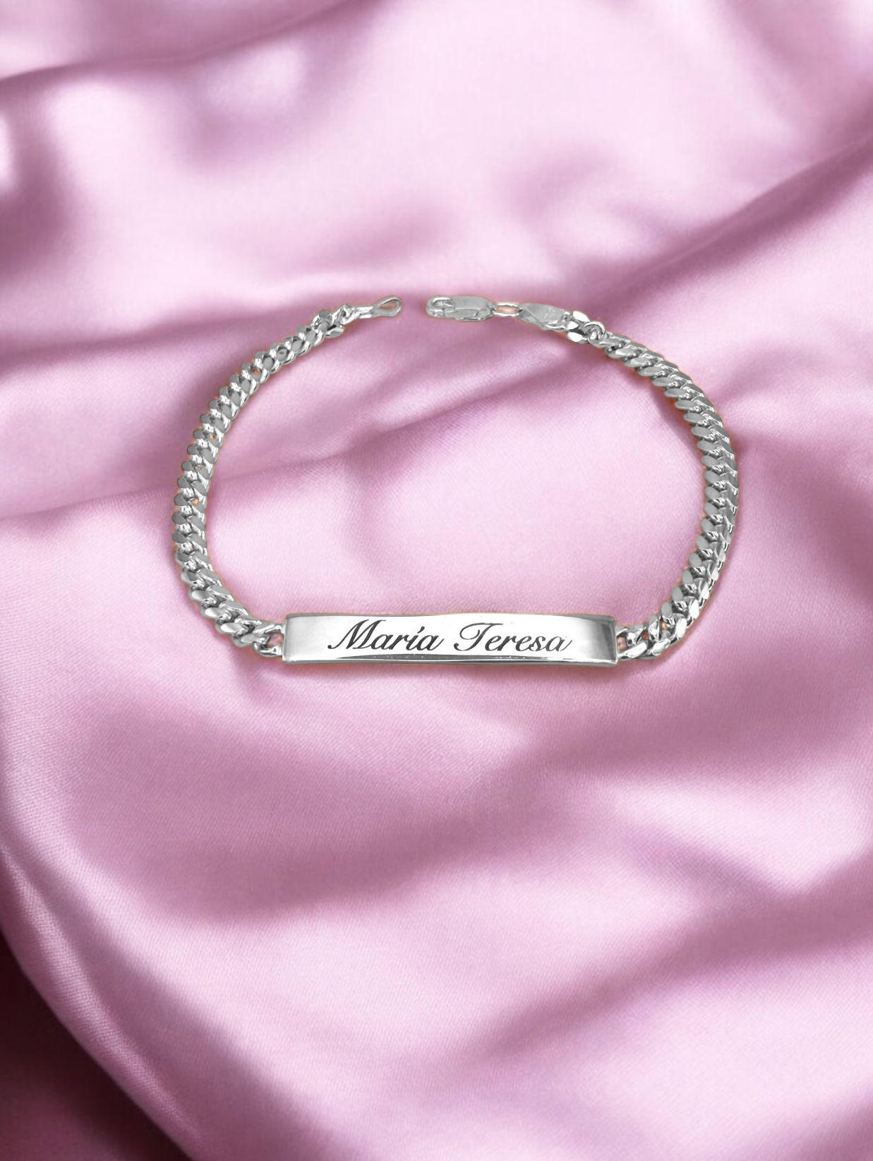 Pulsera esclava de plata .925