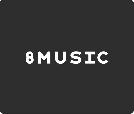 8music store logo