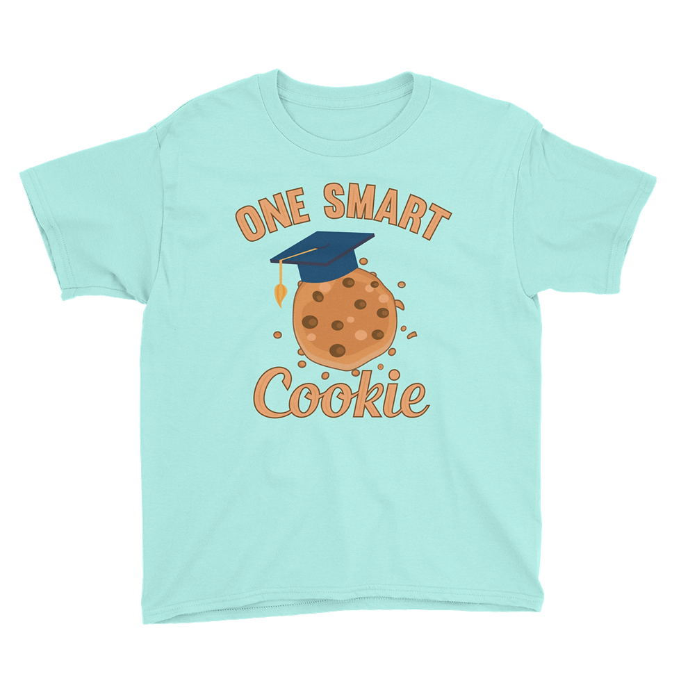 Thumbnail: One Smart Cookie - Youth Short Sleeve T-Shirt