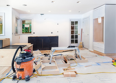 remodeling  room under construction