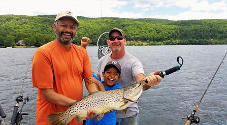 Fishing on Lake St Catherine Vermont