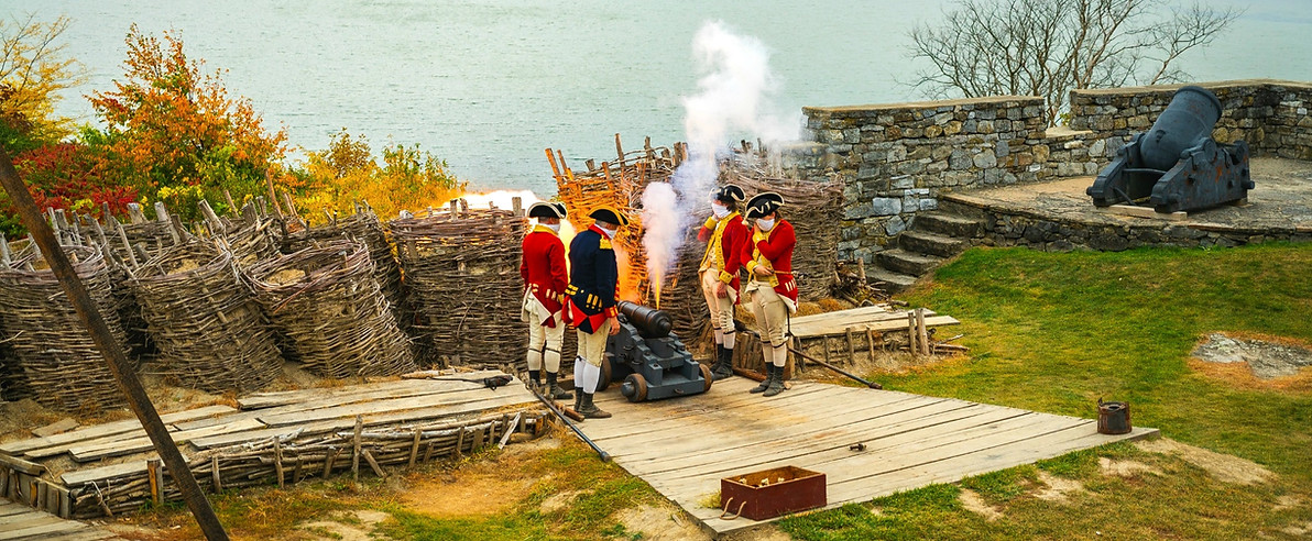 Fort Ticonderoga solders reenactment