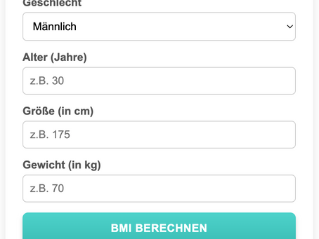 Der BodyMassIndexRechner von Laufinstinkt+