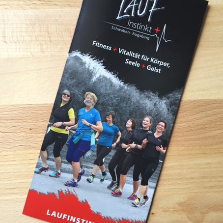 LAUFINSTINKT+ PROSPEKT | Lauftherapie, Laufkurse, Lauftraining, Ernährungstraining