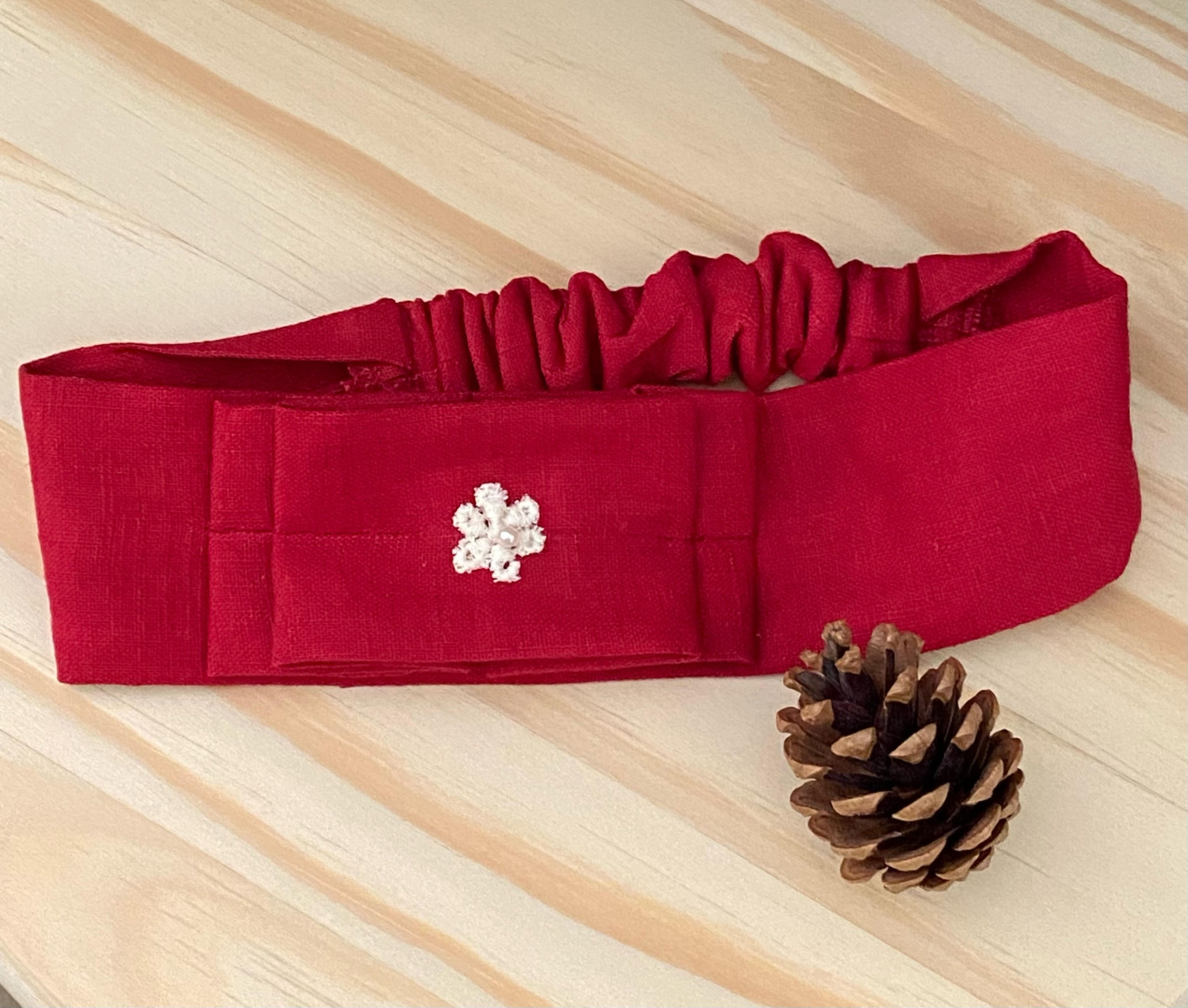 Red Berry Flower Hairband