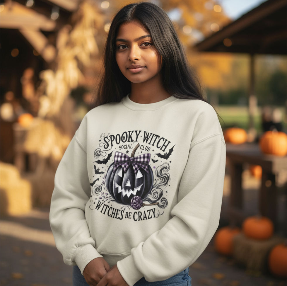 Spooky Witch Social Club Sweatshirt