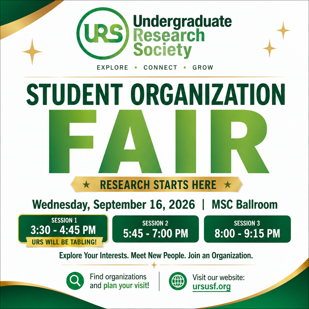 Student Organization Fair Tablin