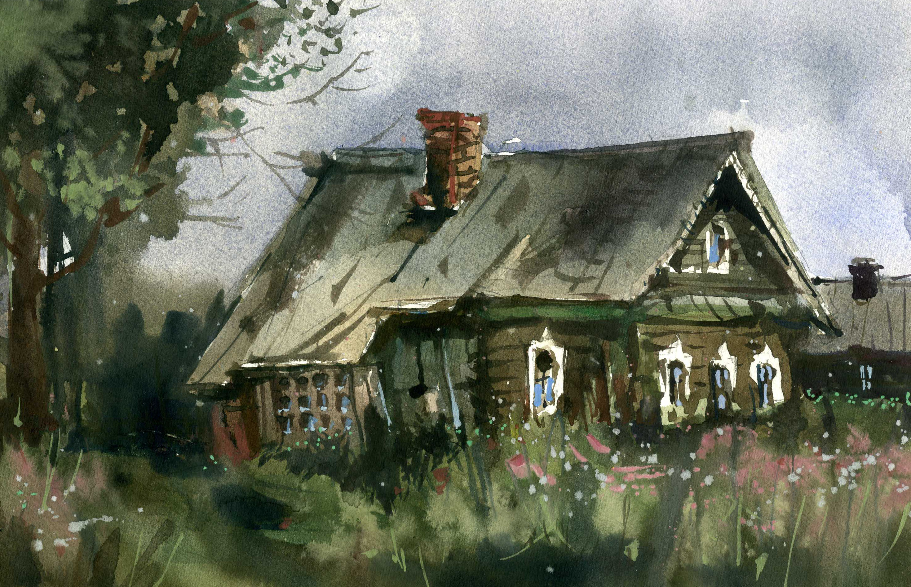 Пейзажи 5 (Акварель/Watercolor)