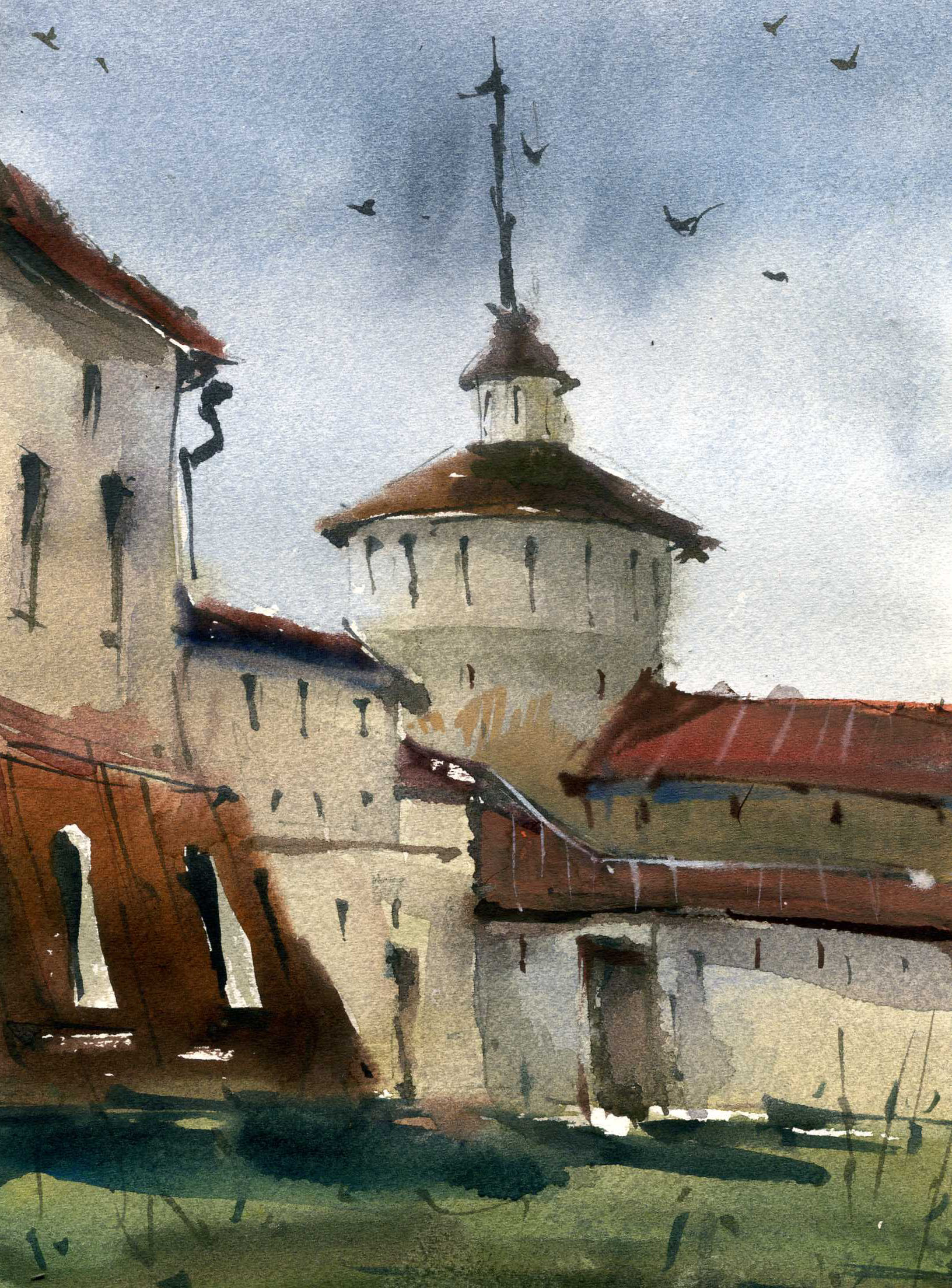 Храмы 26 (Акварель/Watercolor)