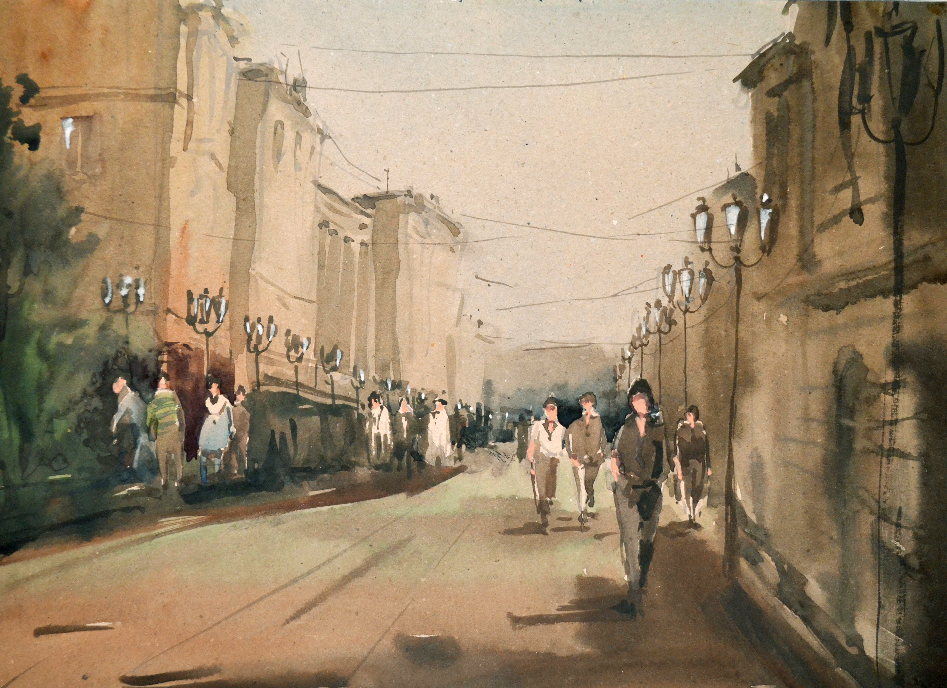 Город 14 (Акварель/Watercolor)