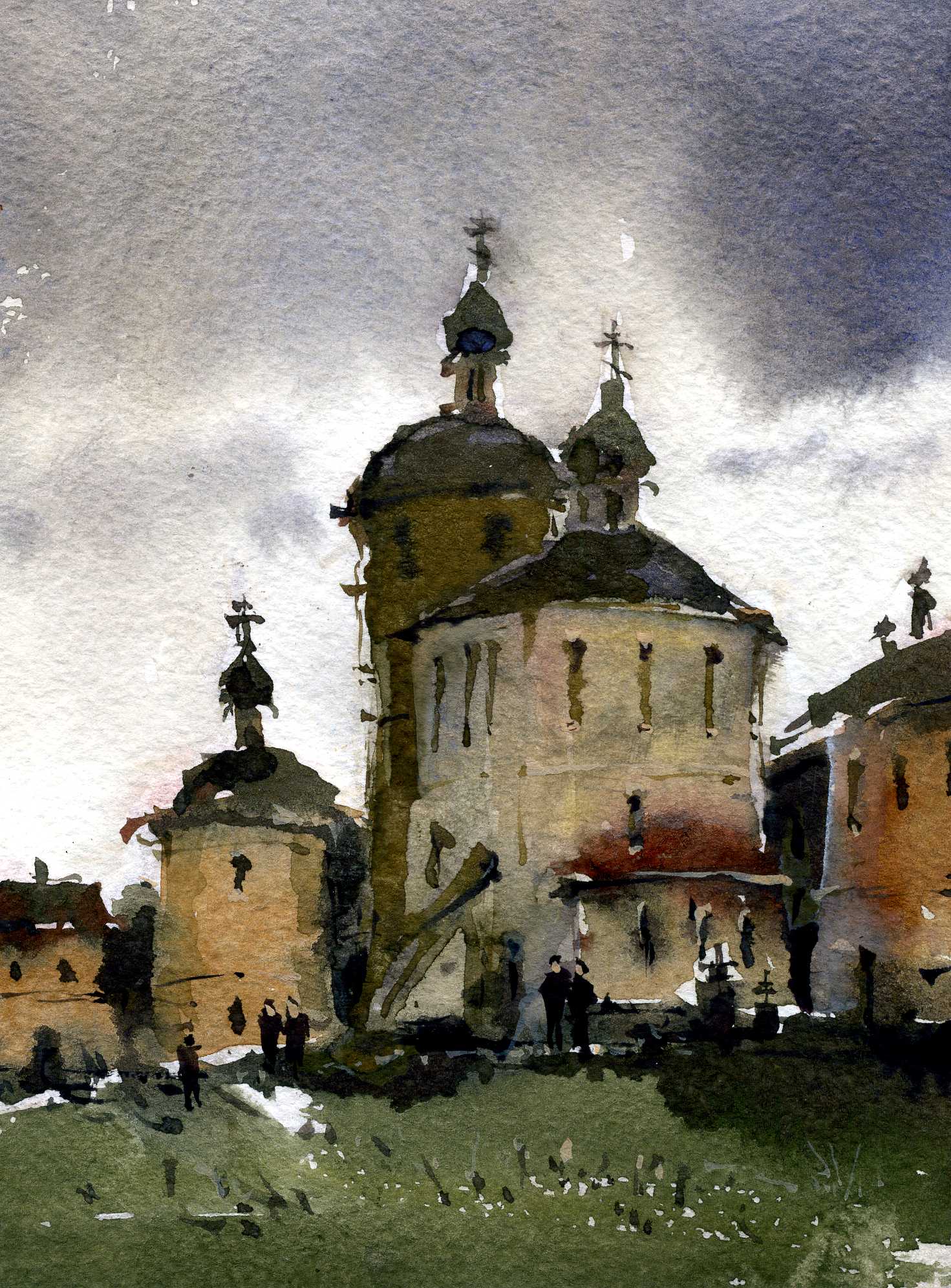 Храмы 2 (Акварель/Watercolor)