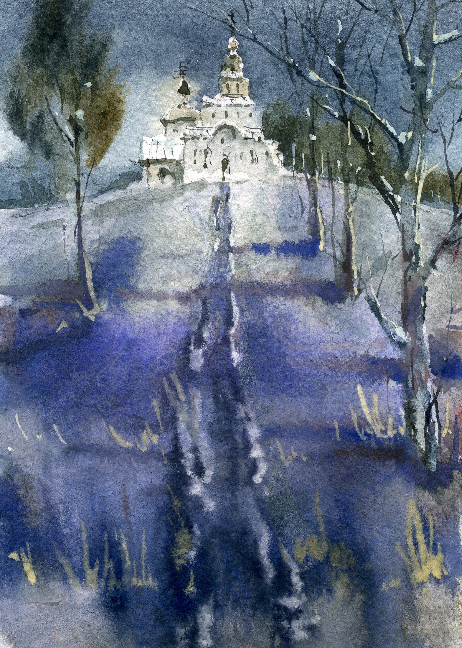 Храмы 73 (Акварель/Watercolor)