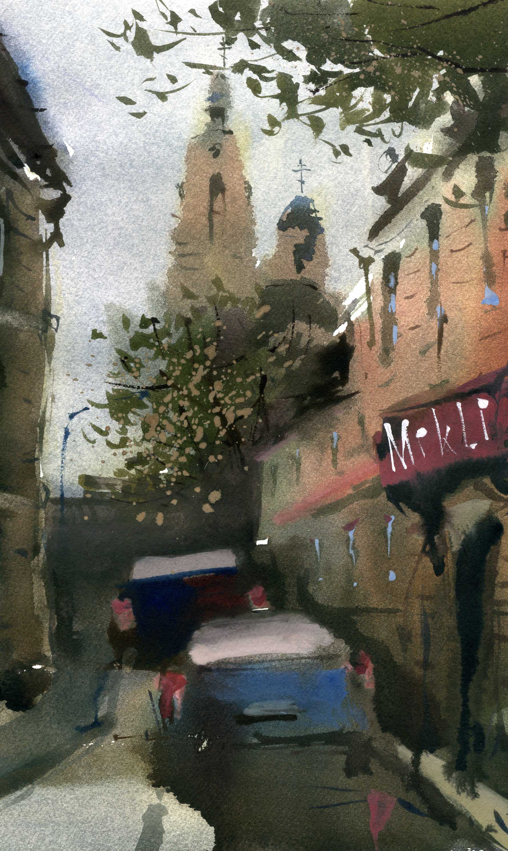 Город 3 (Акварель/Watercolor)
