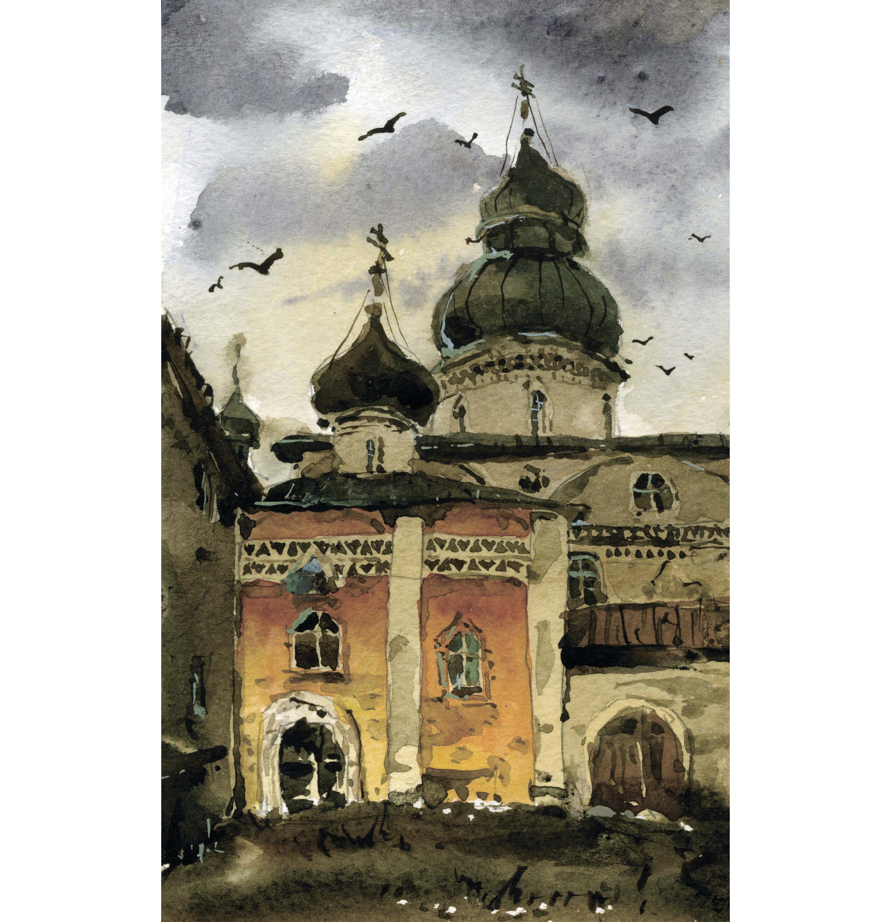 Храмы 64 (Акварель/Watercolor)