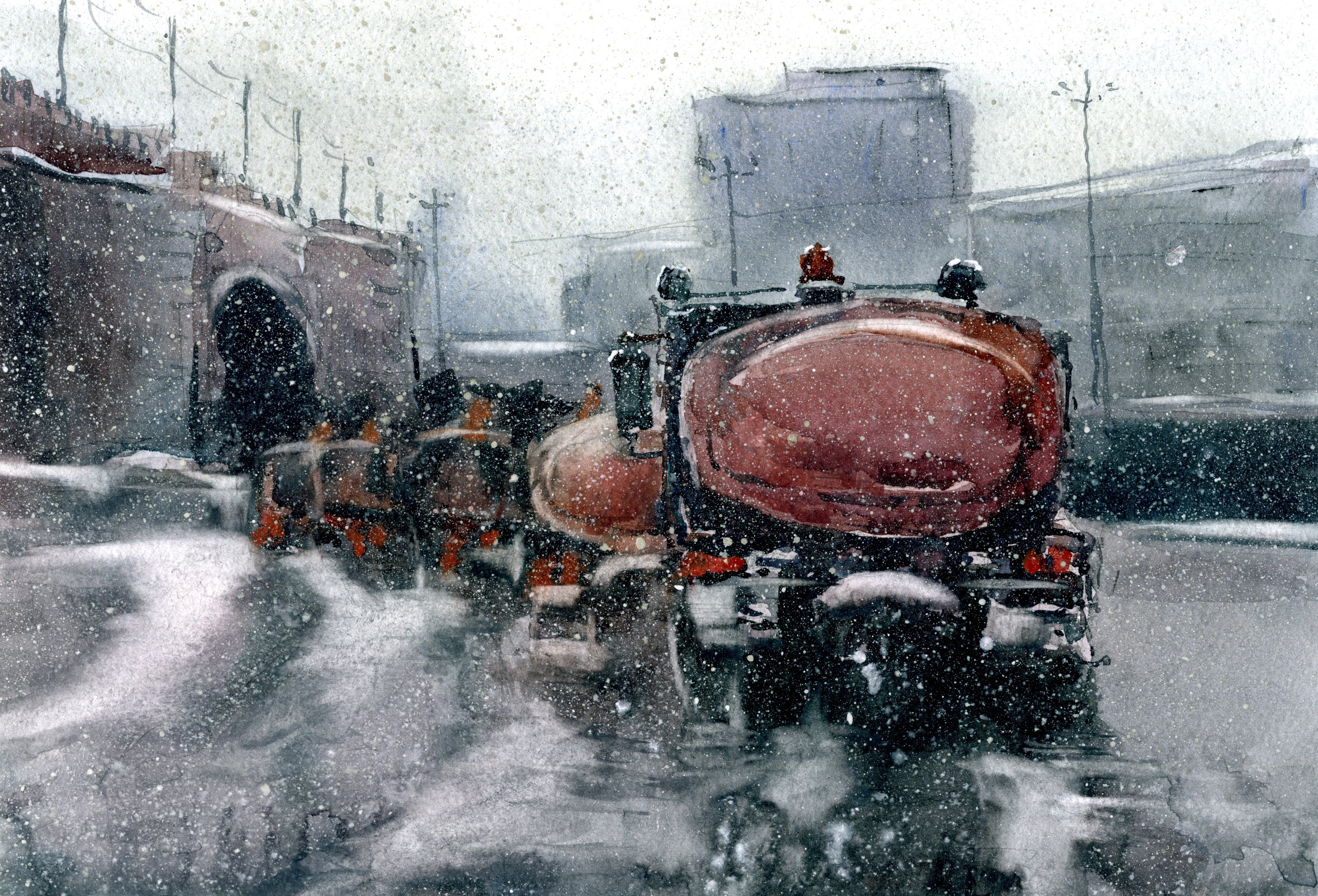 Город 15 (Акварель/Watercolor)