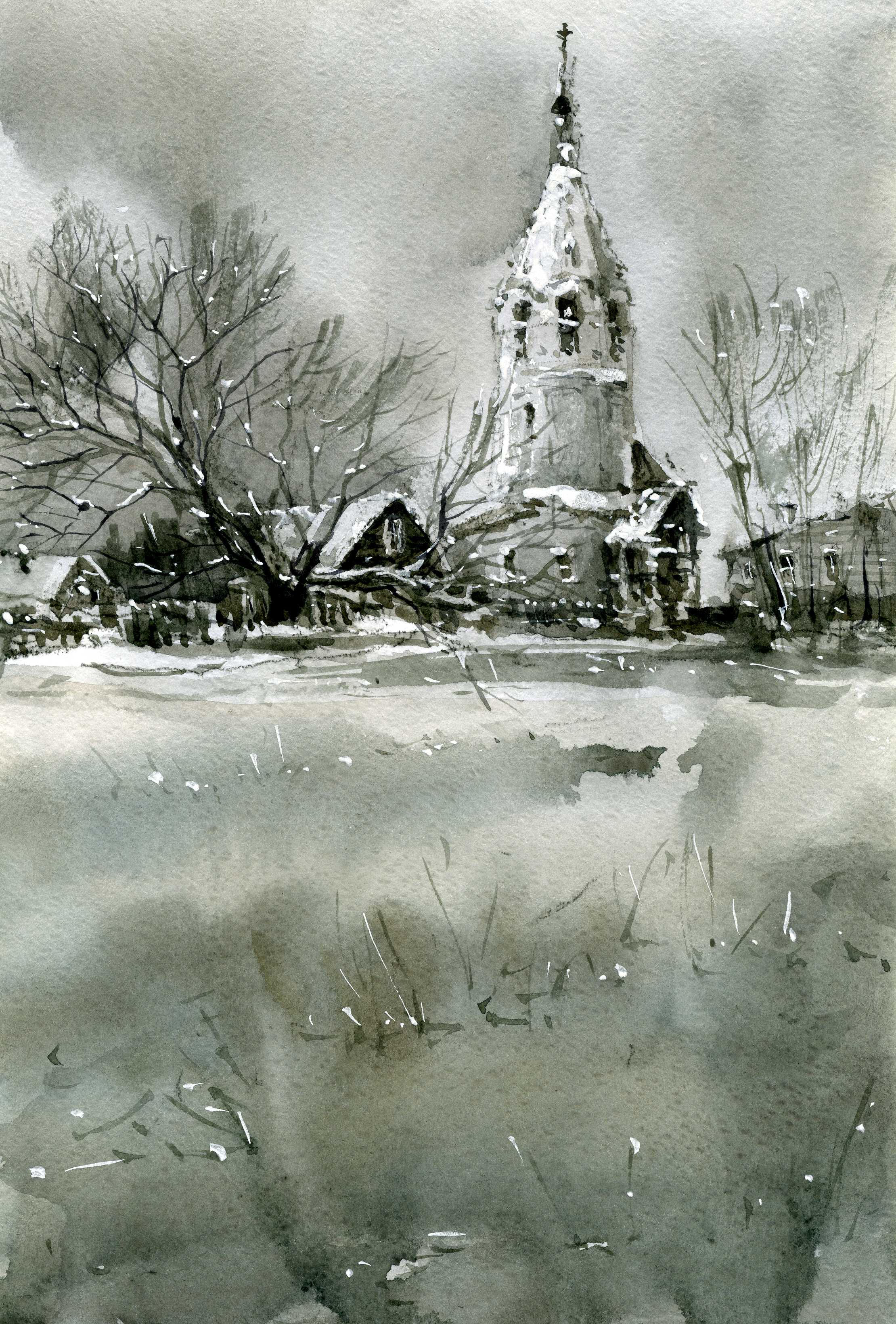 Храмы 70 (Акварель/Watercolor)