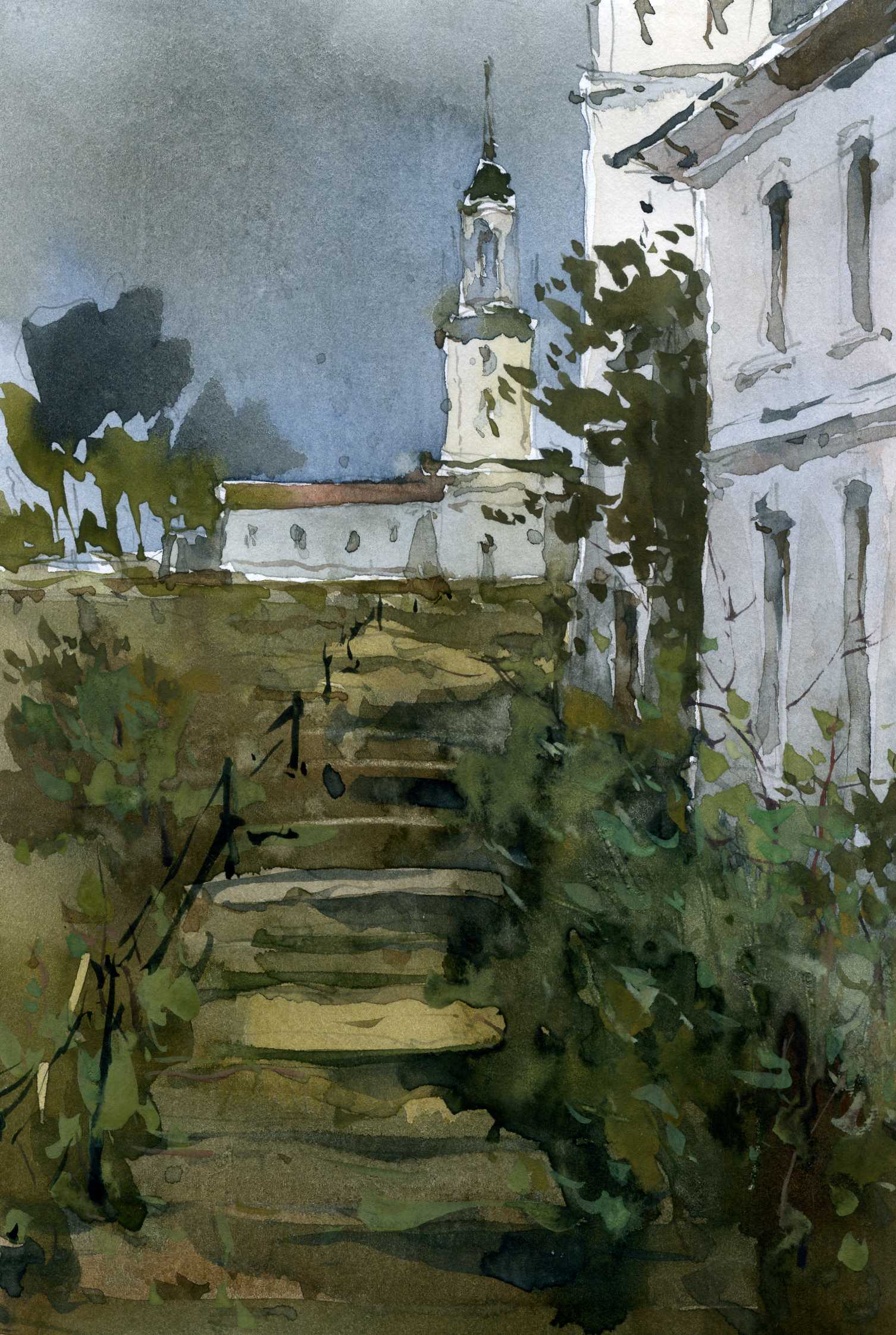 Храмы 35 (Акварель/Watercolor)