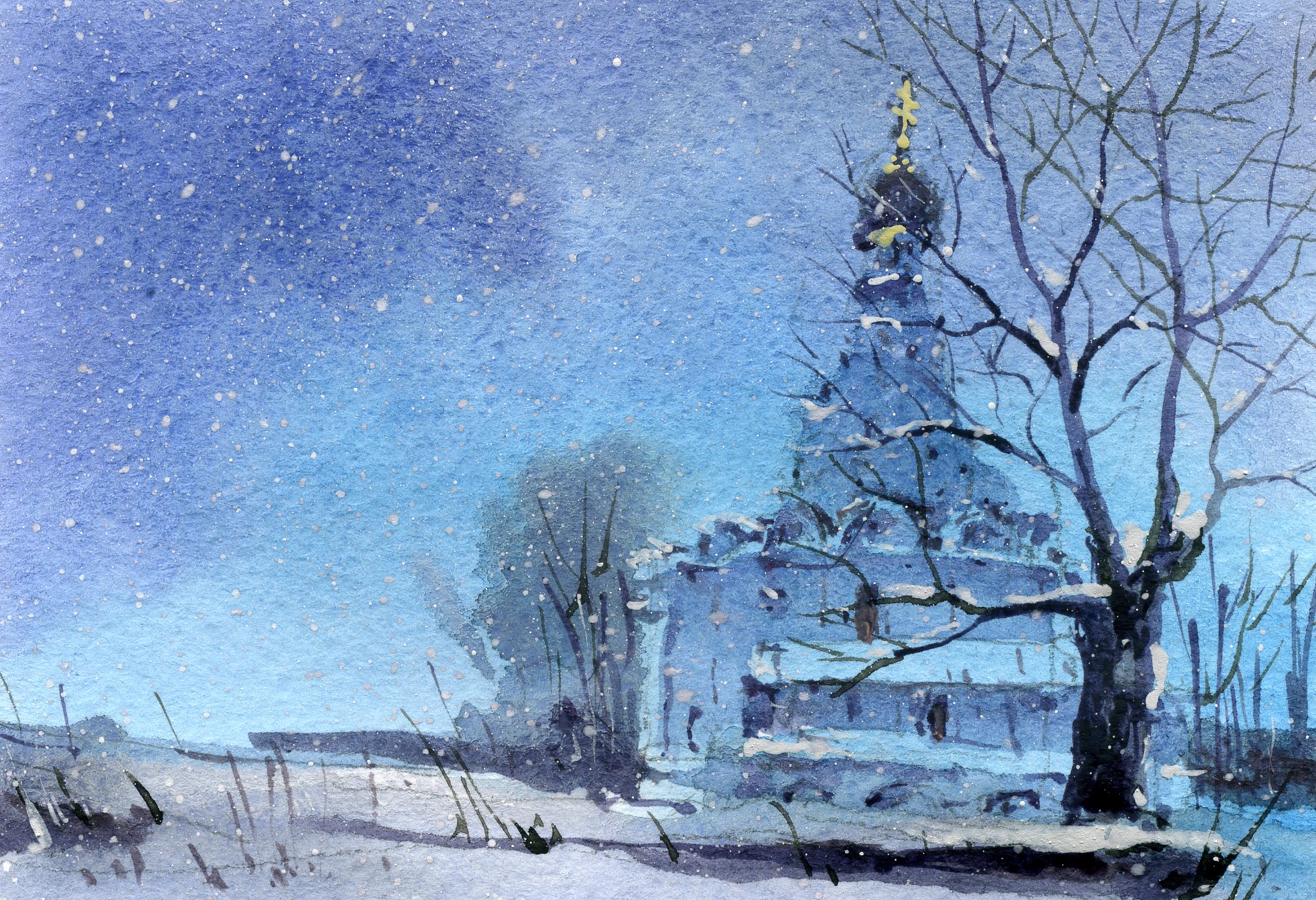 Храмы 53 (Акварель/Watercolor)