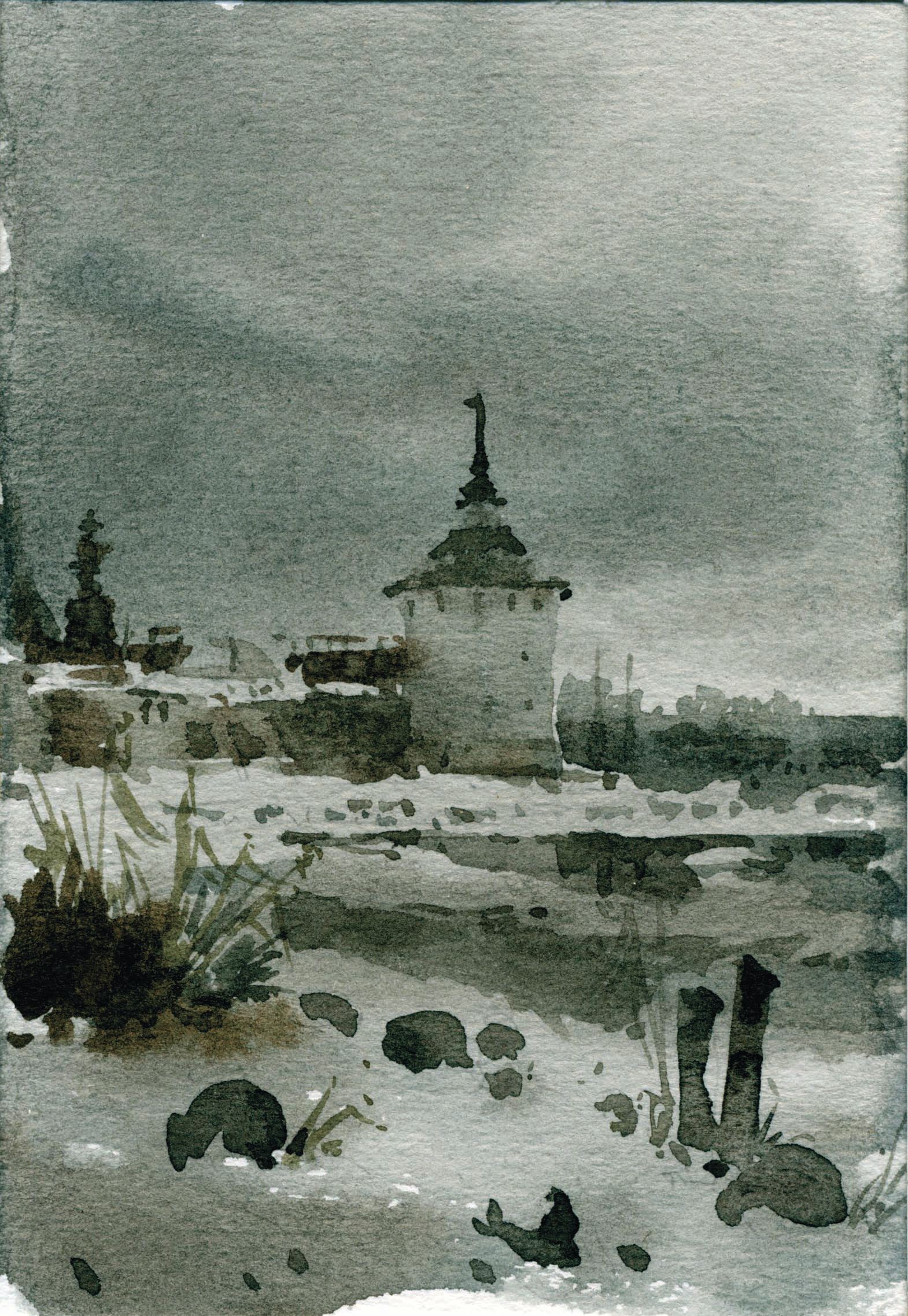 Храмы 65 (Акварель/Watercolor)