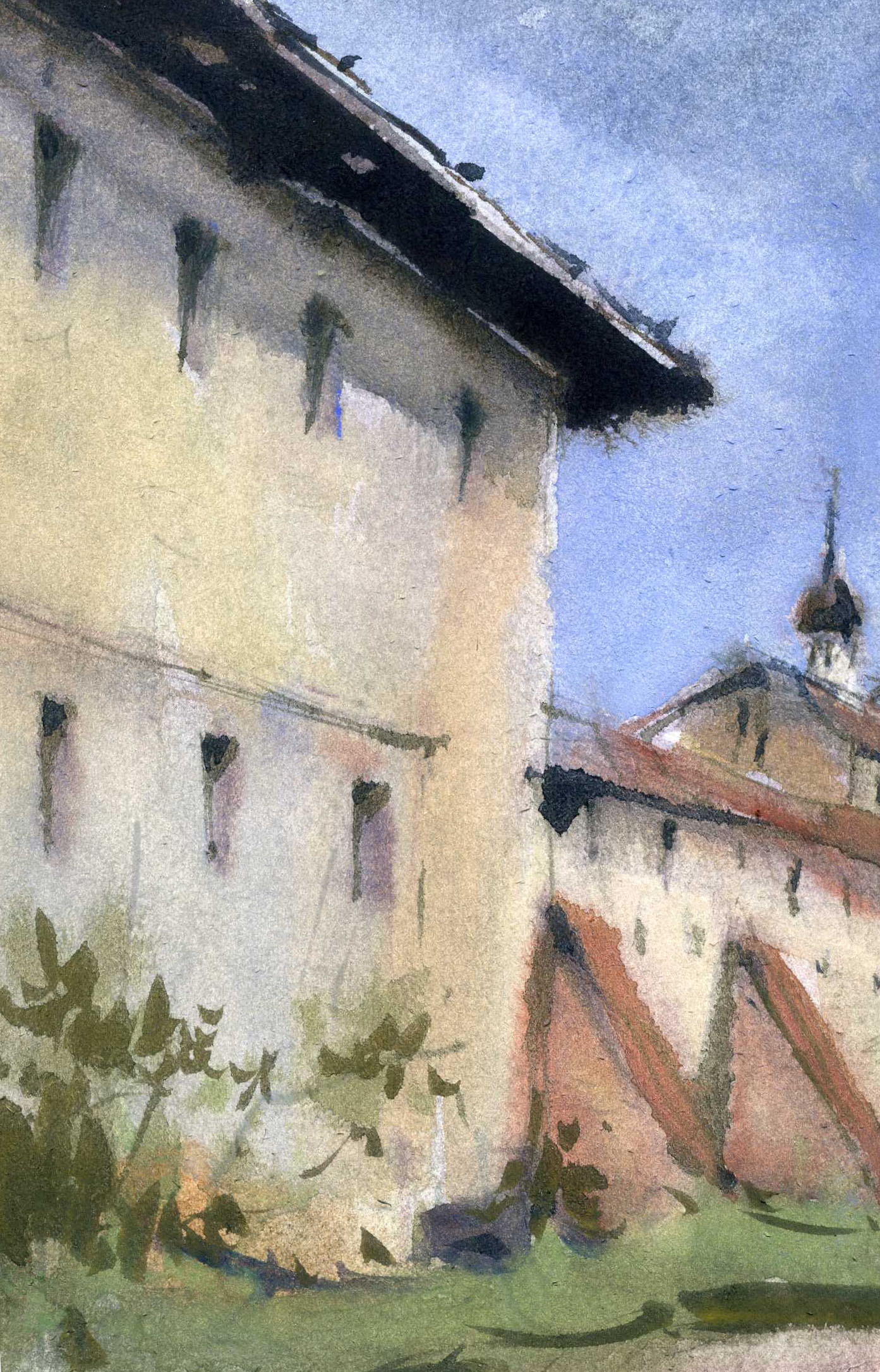 Храмы 32 (Акварель/Watercolor)