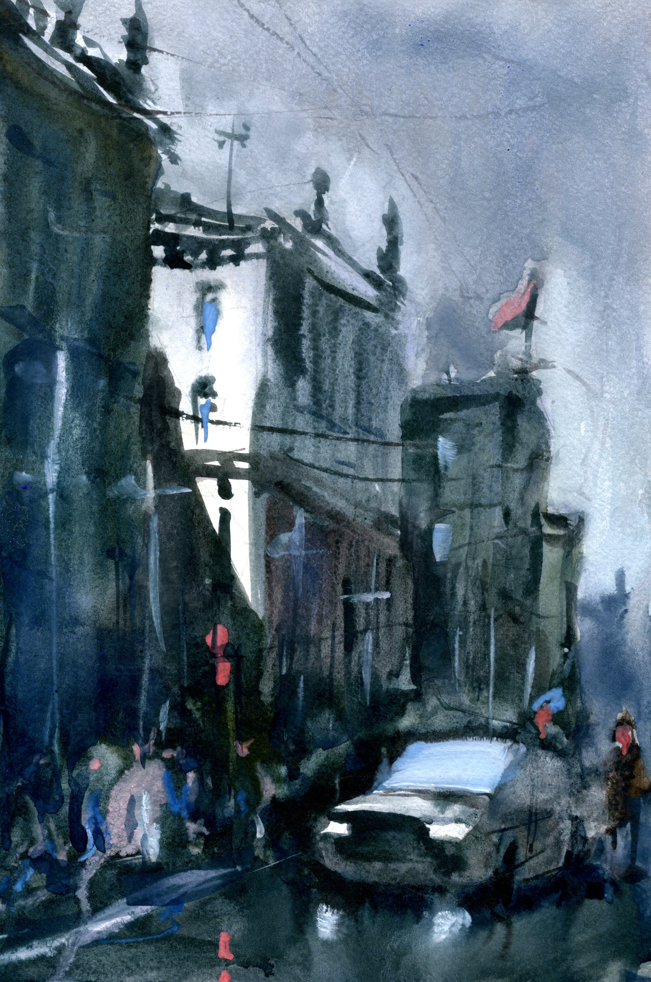 Город 28 (Акварель/Watercolor)