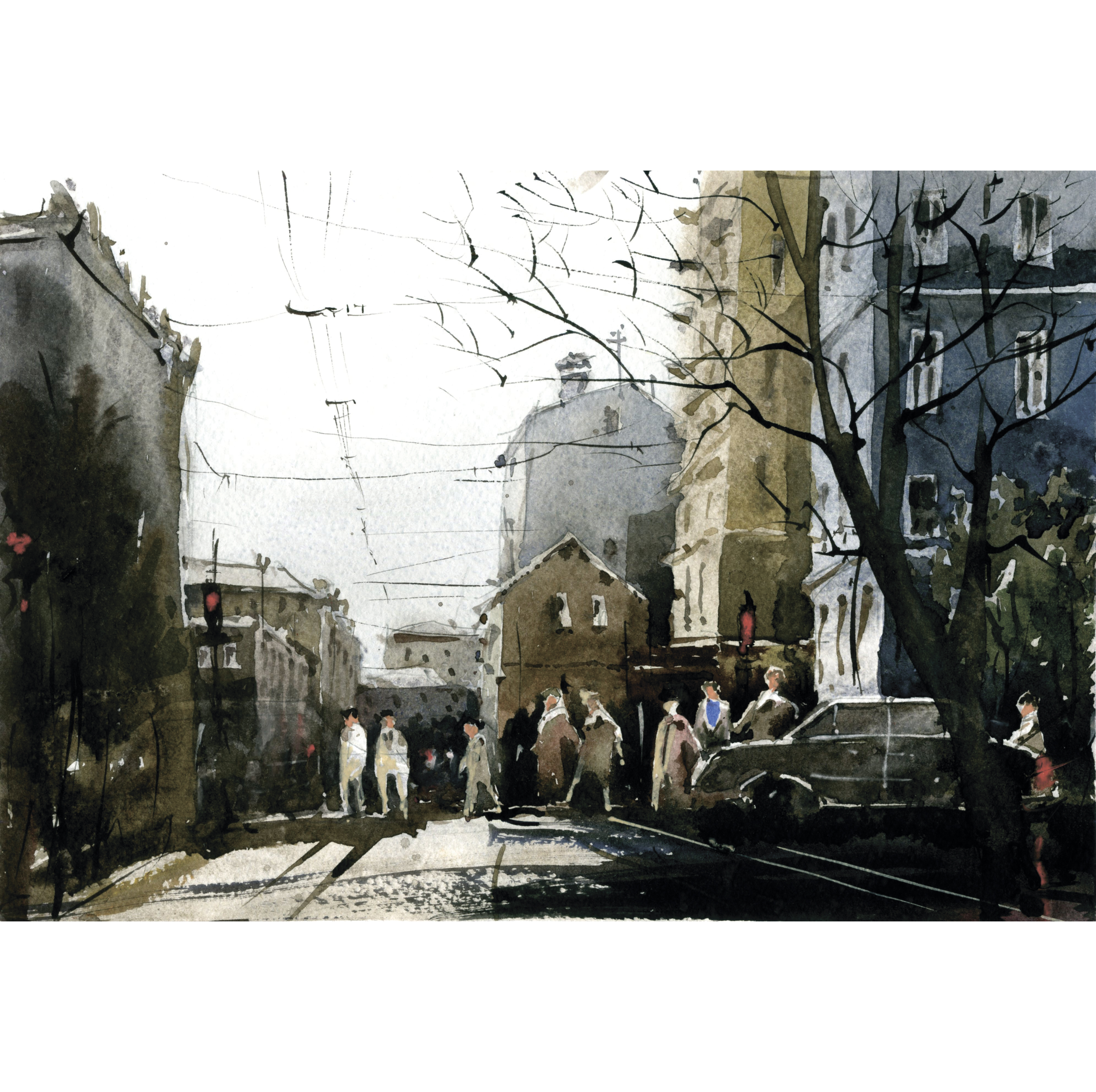 Город 20 (Акварель/Watercolor)