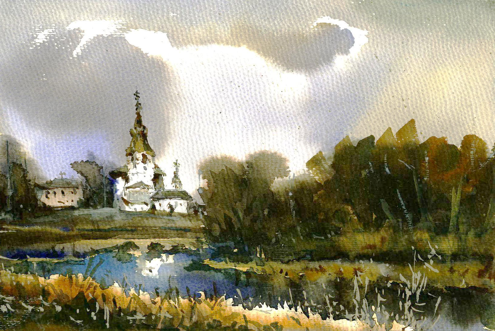 Храмы 13 (Акварель/Watercolor)