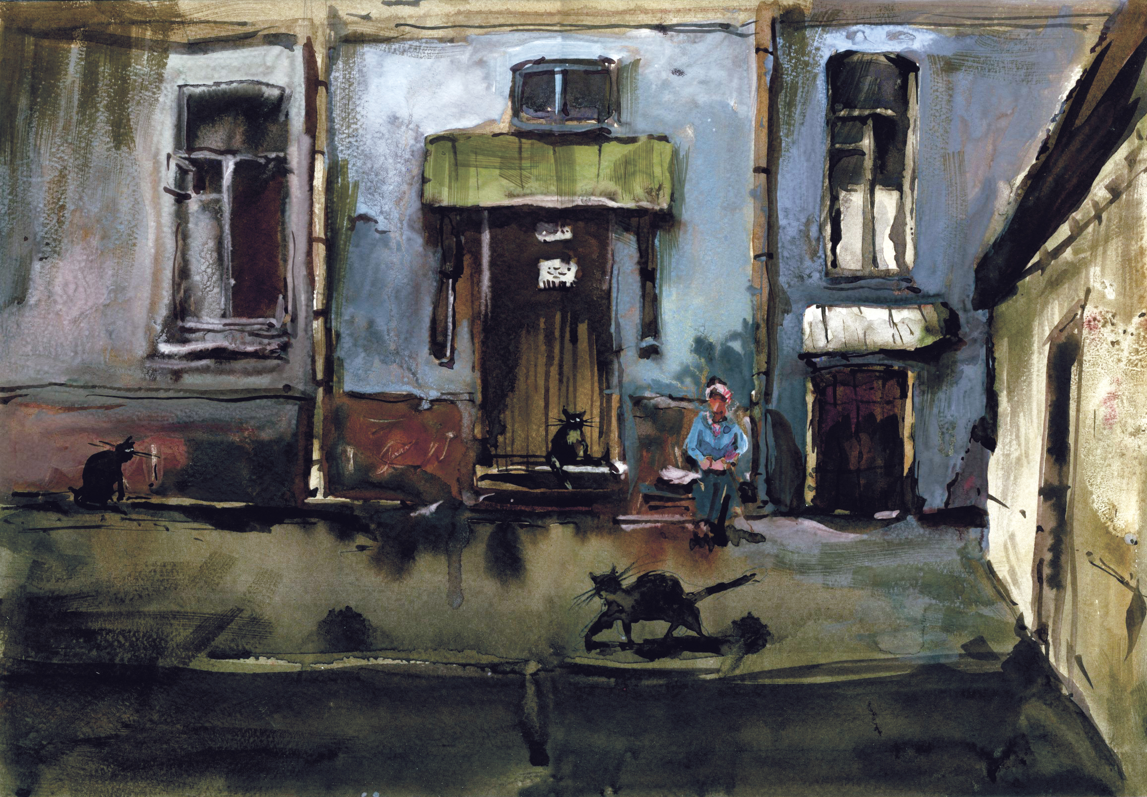 Город 7 (Акварель/Watercolor)
