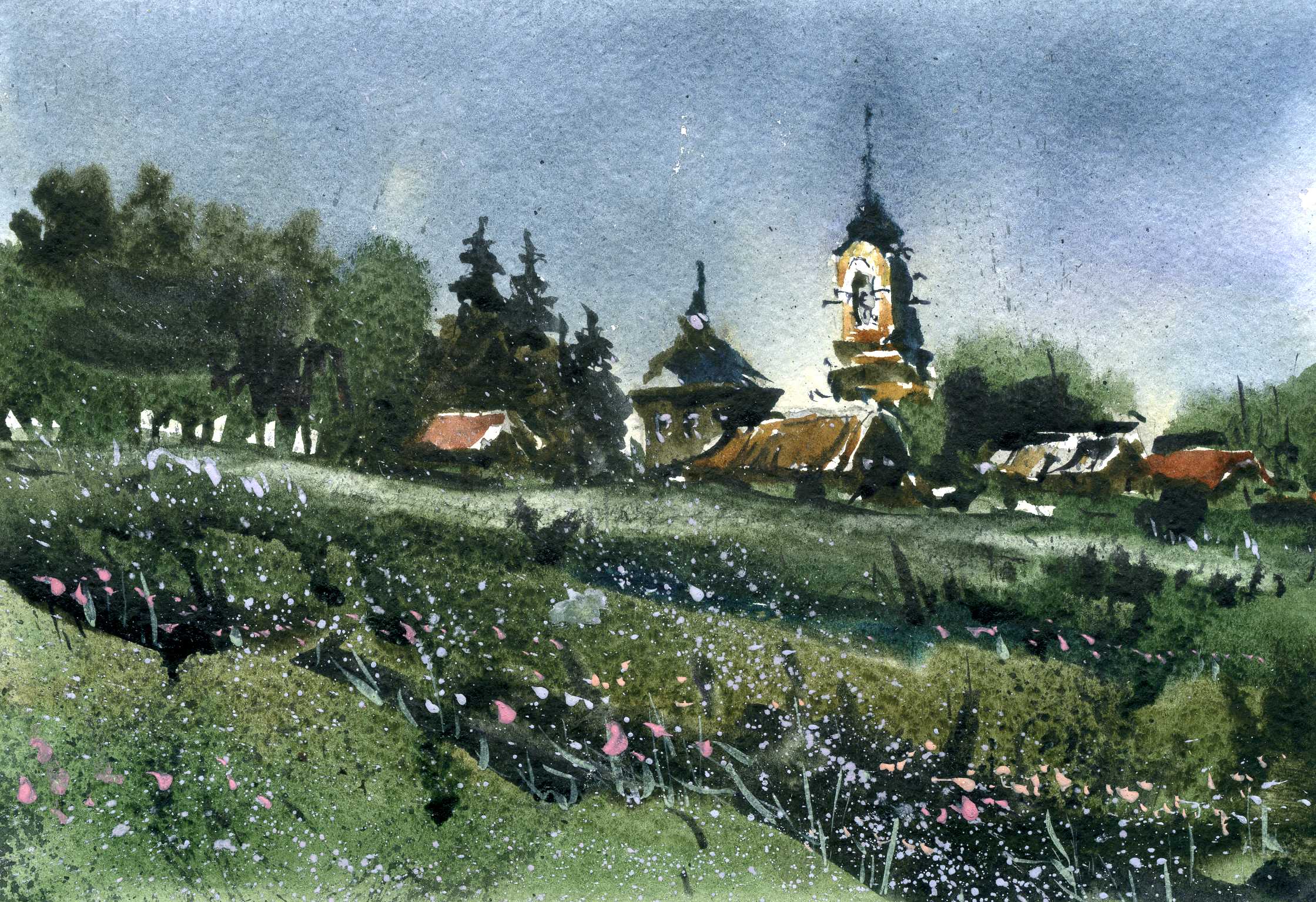 Храмы 47 (Акварель/Watercolor)