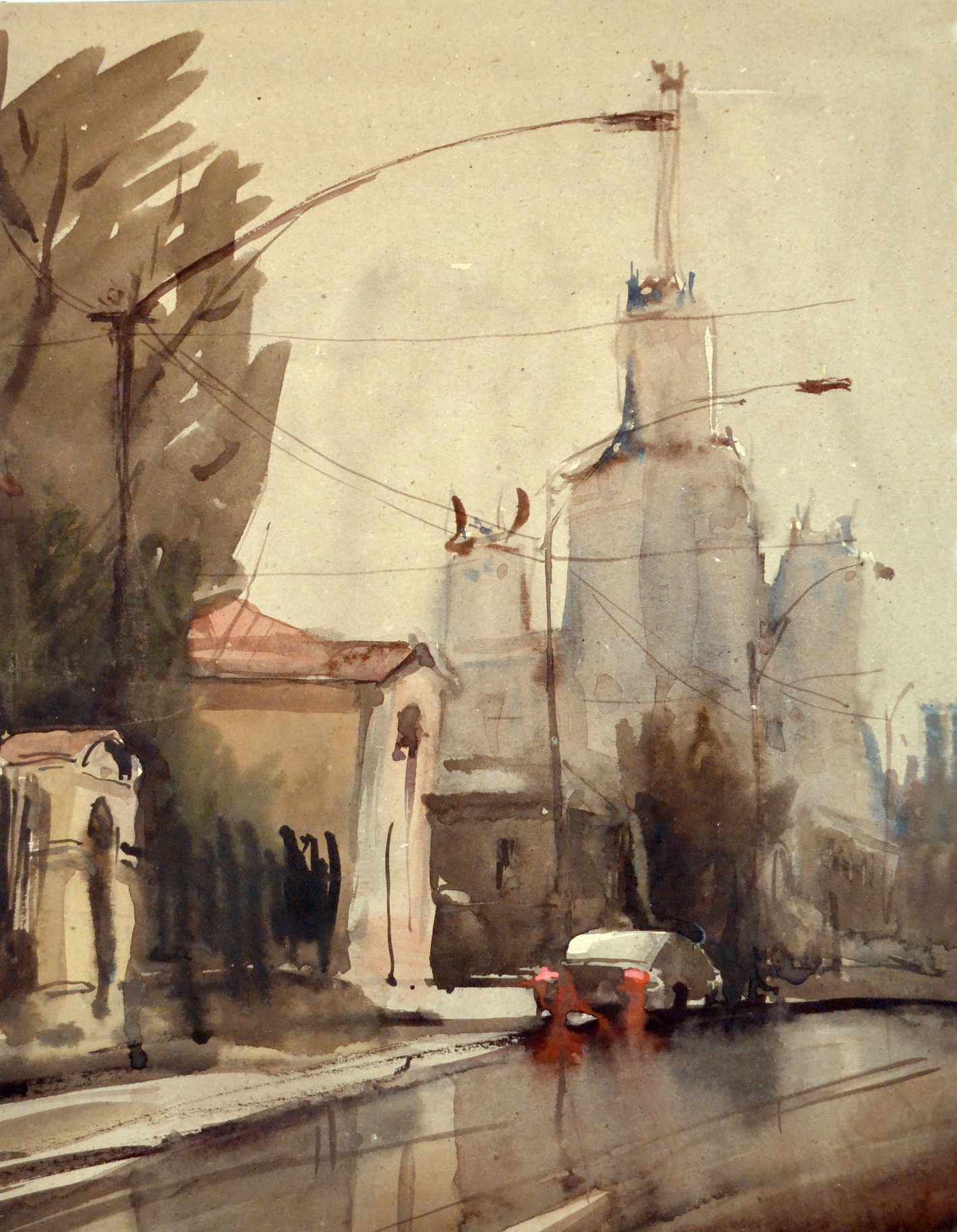 Город 13 (Акварель/Watercolor)