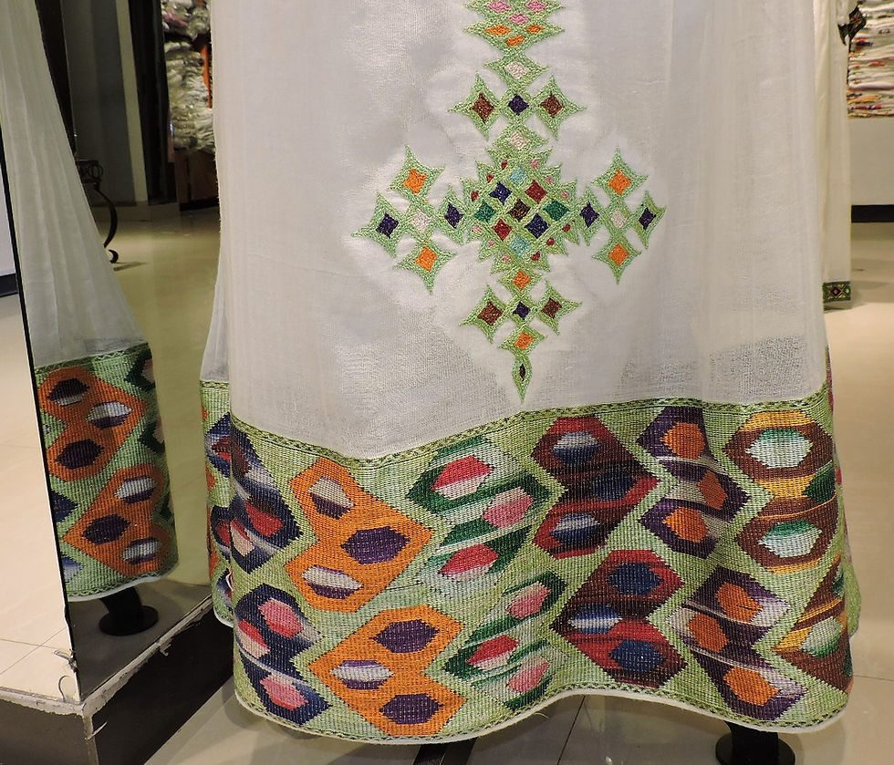Thumbnail: A plethora of colors on cotton dress