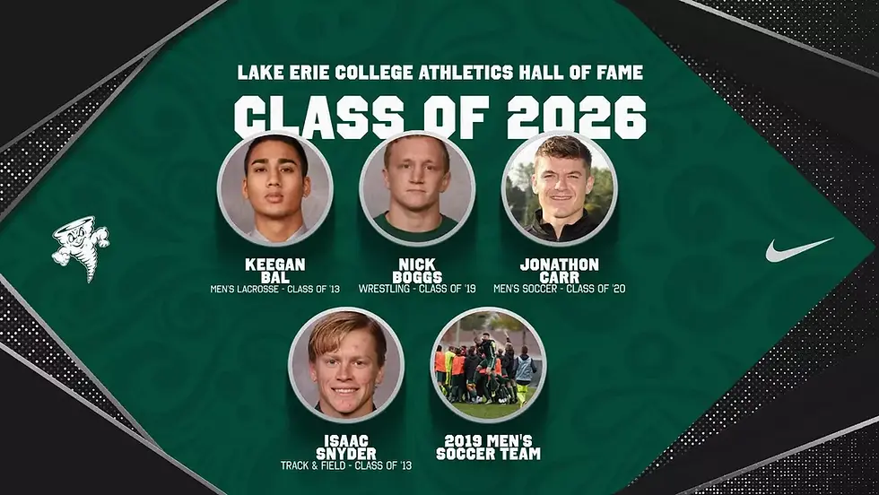 2026 Hall of Fame for Lake Erie College Athletics