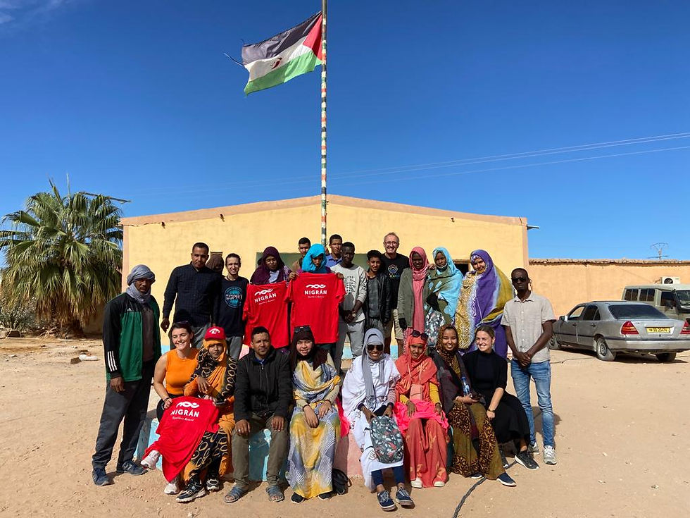 Nigrán achega luz morada ao deporte 