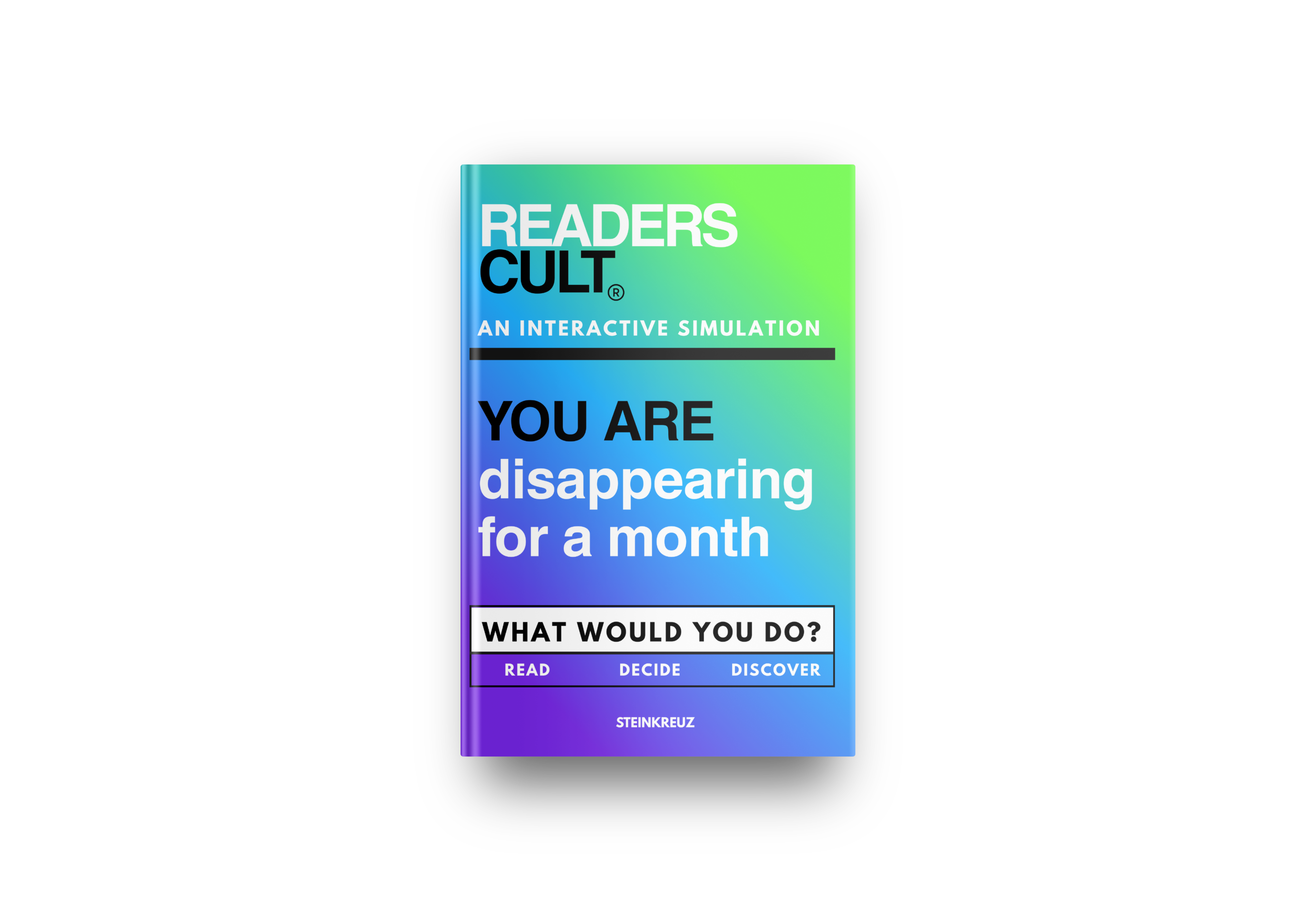 YOU ARE disappearing for a month