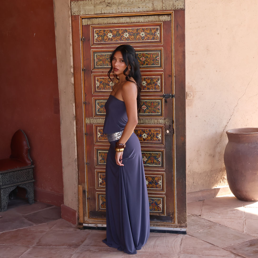 Thumbnail: Isla Maxi Dress - Charcoal Grey